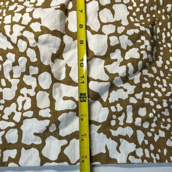 J Crew Python Mini Skirt Sz 12 Tawny Olive - Picture 6 of 8